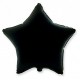 Звезда черный металлик 45 см.